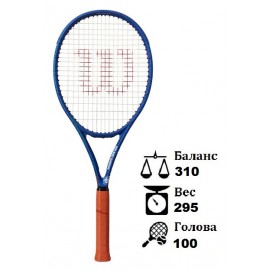 Теннисная ракетка Wilson Clash 100 V2.0 Roland Garros 2022 (295 гр.) 
